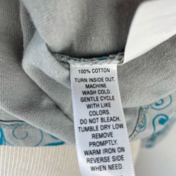 NWT PBX Basics Long Sleeve Half Button Down Top Size L - Picture 7 of 7